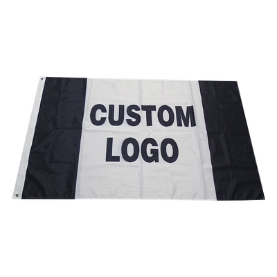 Digital  Screen Printing Custom Advertising Flags 3X5ft Polyester