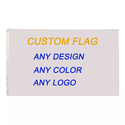 Digital Printing Custom Polyester Flag Double Sided 100% Polyester Country Flag Banner