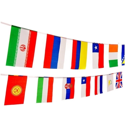 2022 QATAR World Football Cup String Banner Flags International String Flags
