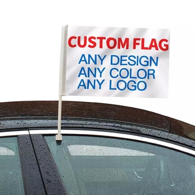 Custom Polyester Car Window Decorative Flags Custom England Car Flags