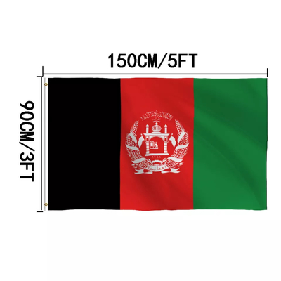 CMYK Color Custom 3X5 Ft Flags 100% Polyester Albania Country Flag