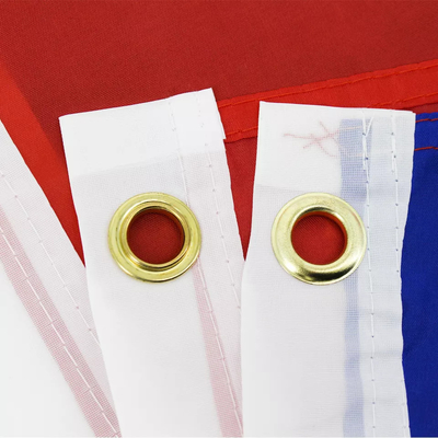 Custom Chile Country Flag 3X5ft 100% Polyester CMYK Digital Printing