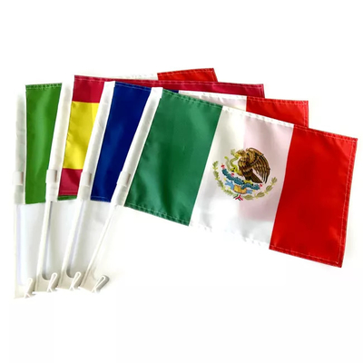 Double Sided Chile State Flag Custom Polyester Car Windown Flags