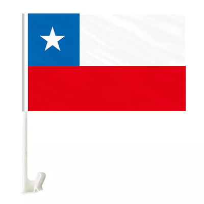 Double Sided Chile State Flag Custom Polyester Car Windown Flags