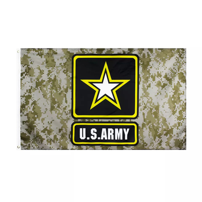 Custom Polyester Countries Army Flags 3x5ft Eco Frendly CMYK Color Printing