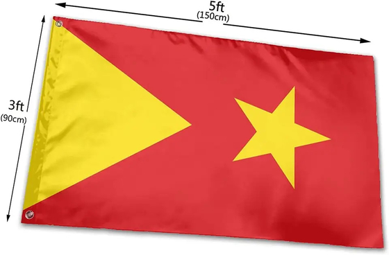 Fast Delivery 150x90 Cm Ethiopia Tigray Flag Polyester Hanging Style