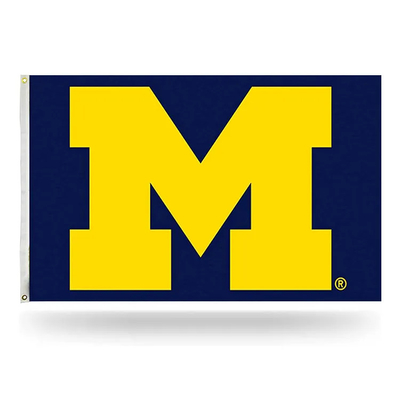 High Quality 3x5ft CAA University Of Michigan Wolverines Flags