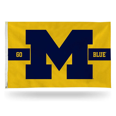 High Quality 3x5ft CAA University Of Michigan Wolverines Flags