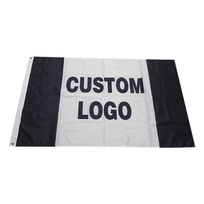 Customized Logo Printed Polyester Flag 3x5 Outdoor Silk Screen Flag