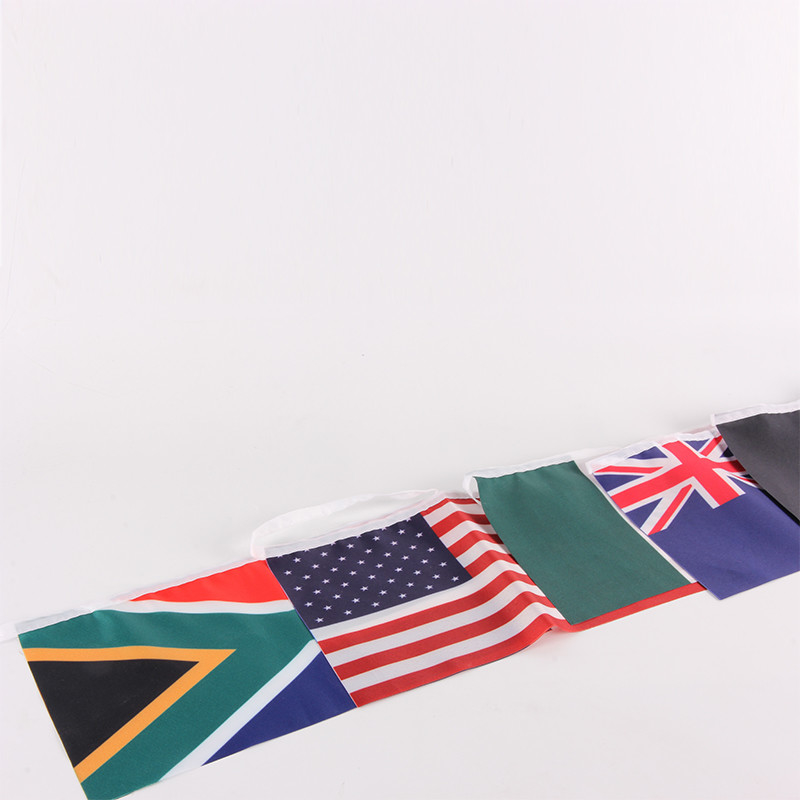 Sports And Games World Cup Flags Digital Printing Silk Printing