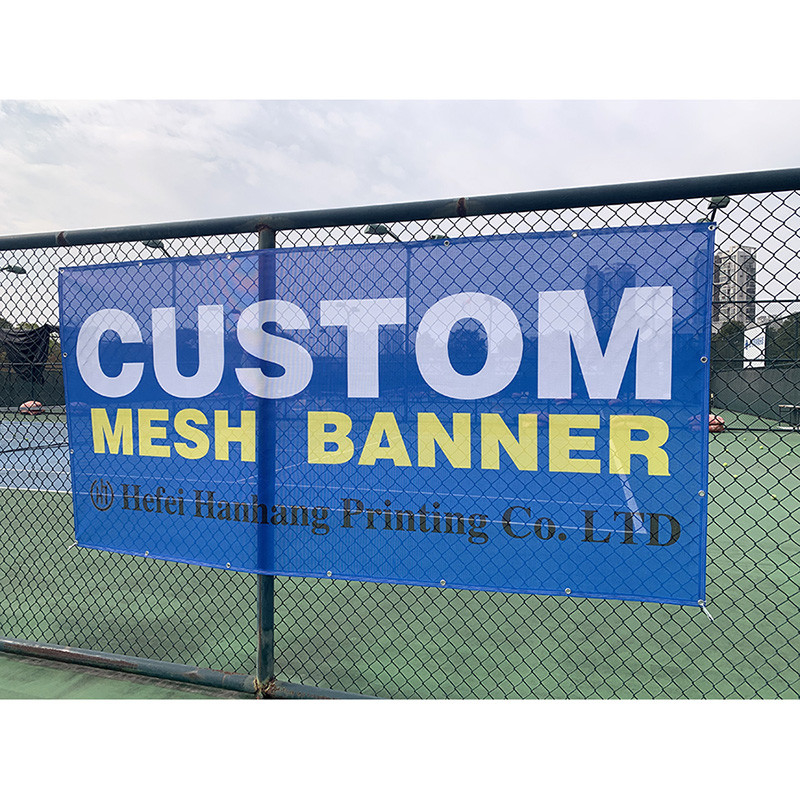 Custom Logo Outdoor Advertising Banner Polyester Sport Event Banner