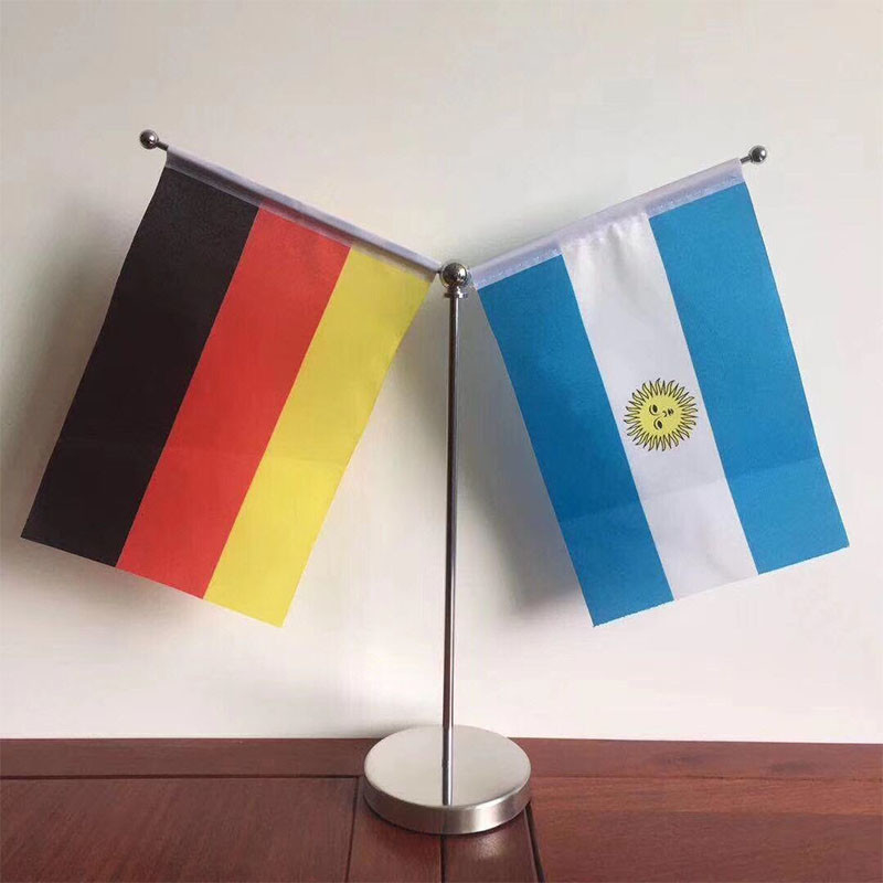 All Country National Flag Stand For Table 20*30cm 100% Polyester