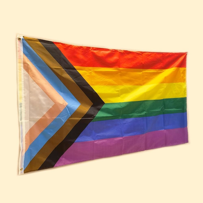 Multicolor Lgbt 3x5 Pride Flag 100D Polyester With Four Color