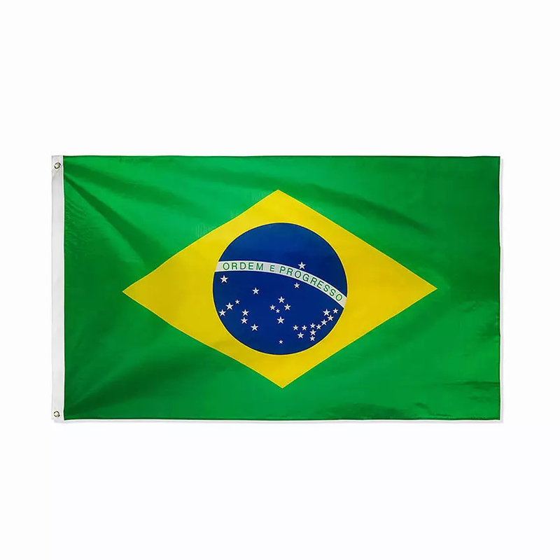 3X5ft Brazil Country Flag 100% Polyester Custom Countries Flags