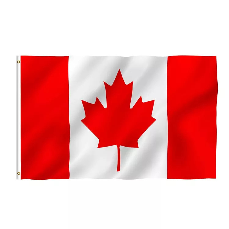 150cmx90cm Polyester World Flags Hanging Style Canada Country Flag